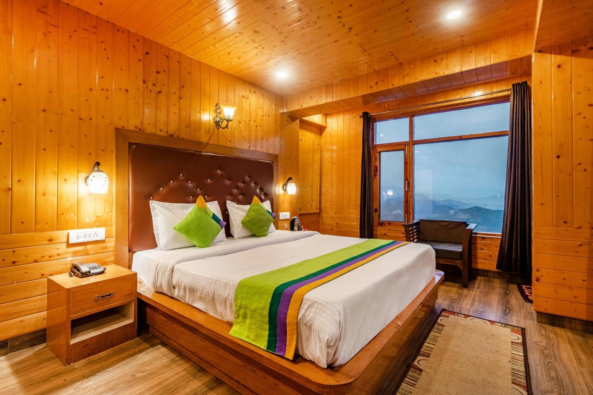 Treebo Snow View Resort Kufri With Mountain View Shimla Exteriör bild