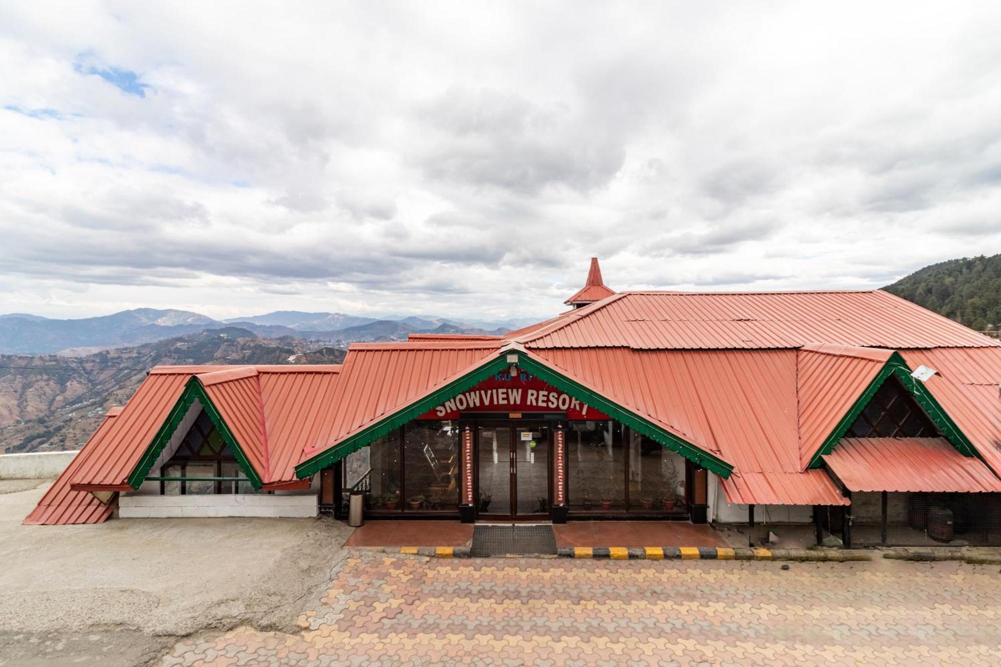 Treebo Snow View Resort Kufri With Mountain View Shimla Exteriör bild