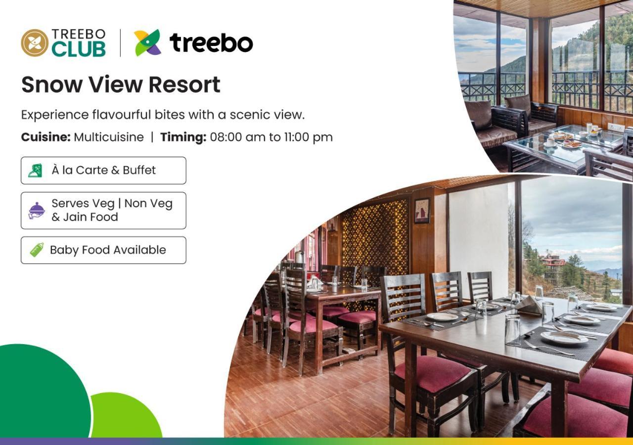 Treebo Snow View Resort Kufri With Mountain View Shimla Exteriör bild